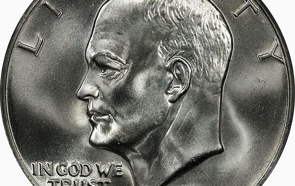 Eisenhower Dollar Obverse