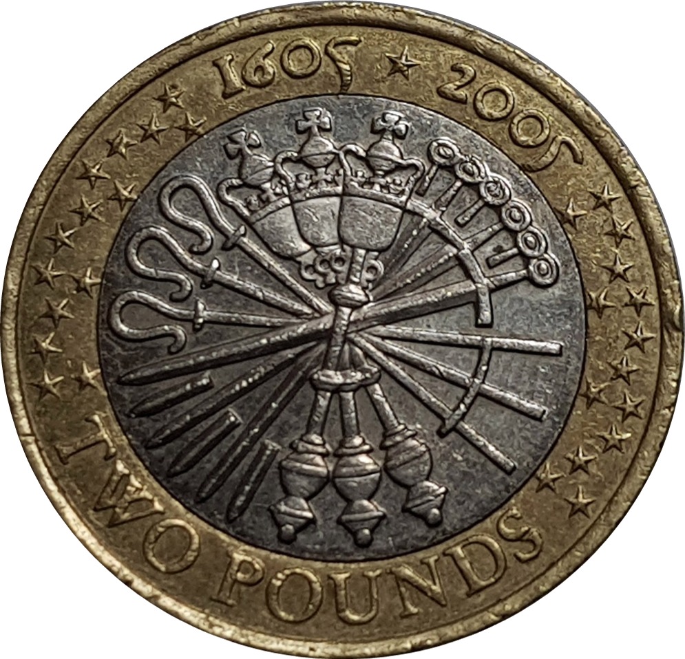 2005 Gunpowder Plot 2 Pounds