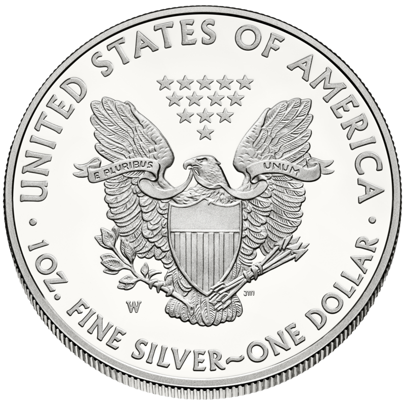 Silver Eagle Liberty $1 Reverse