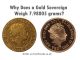 why does a Sovereign weigh 7.88g