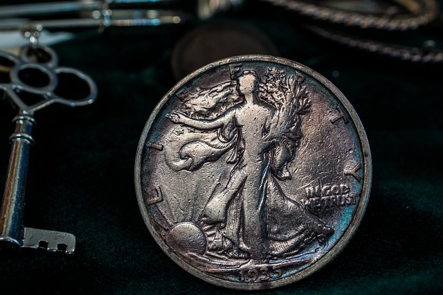worn coin silver